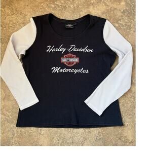 Harley Davidson Long Sleeve Thermal T-shirt, Men's 2XL
